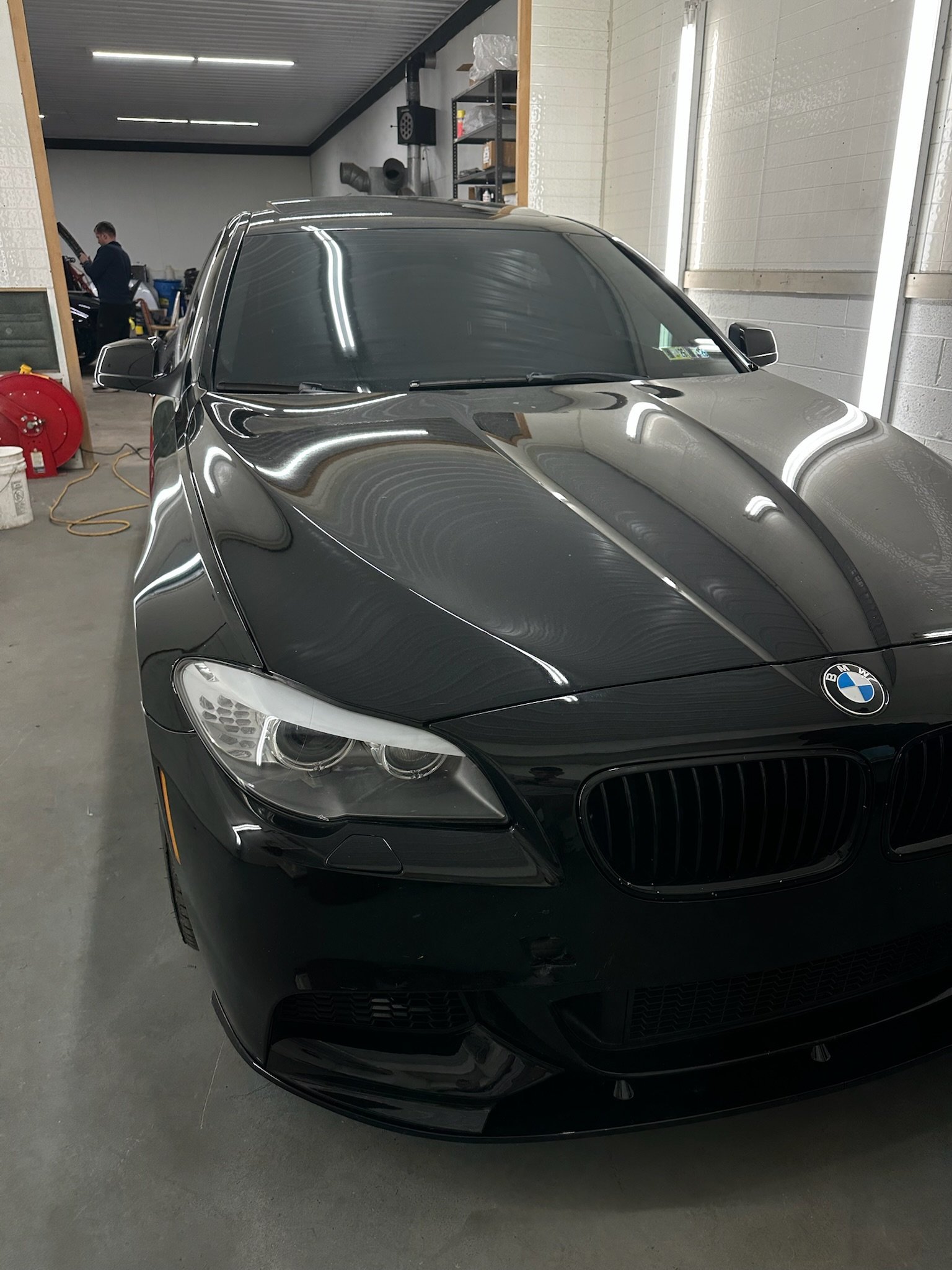 Carbon window tint SUV side profile dark finish — Garage 717 Lebanon PA